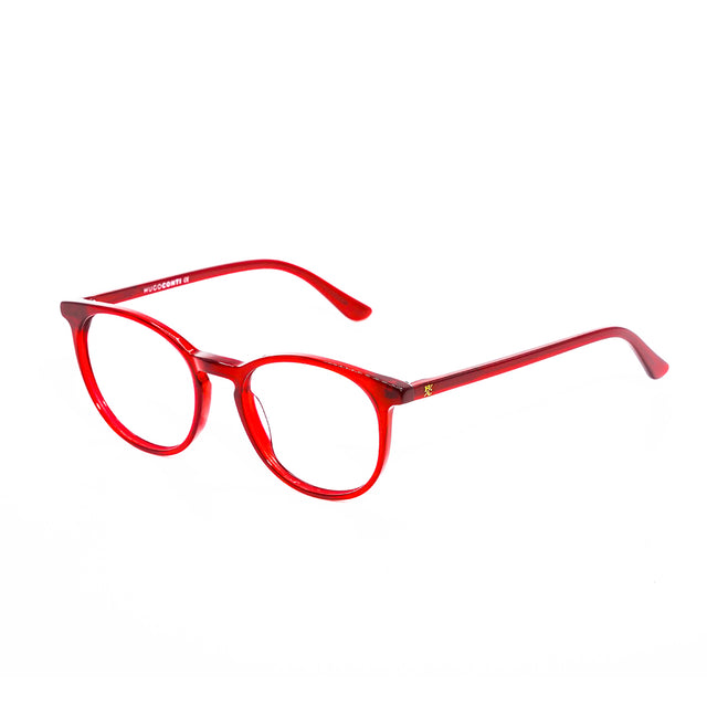 Proveedor óptico , Mundo Gafas , HM-5266 , Rojo 51-19-140 , Gafas de Graduado ,