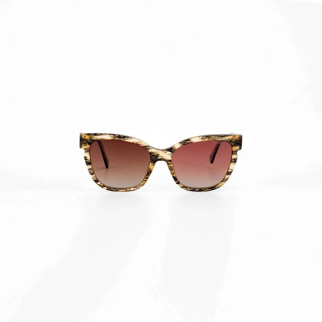 Proveedor óptico , Mundo Gafas , HM-5282 , Marrón 54-18-145 , Gafas de sol ,