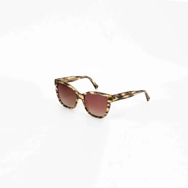 Proveedor óptico , Mundo Gafas , HM-5282 , Marrón 54-18-145 , Gafas de sol ,