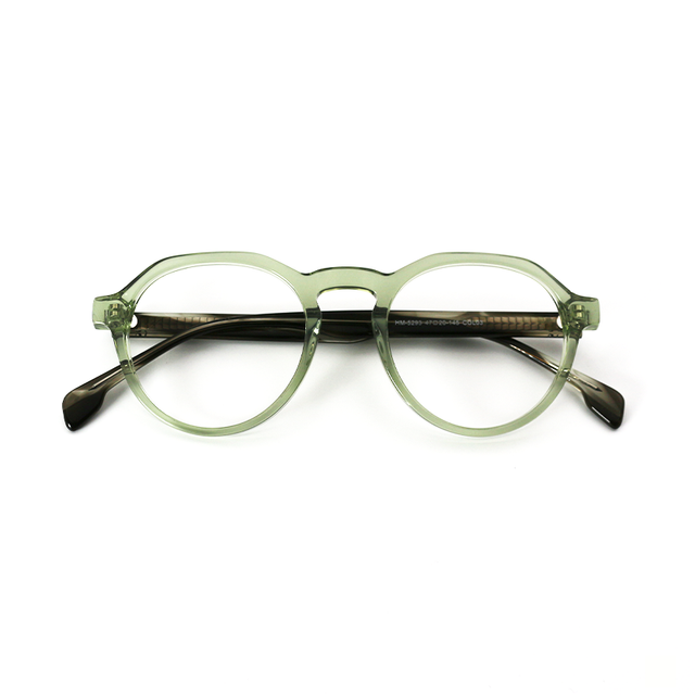 Proveedor óptico , Mundo Gafas , HM-5293 , Verde 47-20-145 , Gafas de Graduado ,