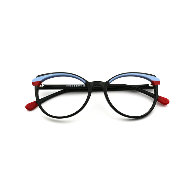 Proveedor óptico , Mundo Gafas , HM-5324 , Negro 51-17-140 , Gafas de Graduado ,