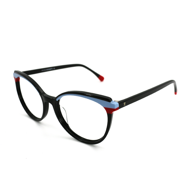 Proveedor óptico , Mundo Gafas , HM-5324 , Negro 51-17-140 , Gafas de Graduado ,