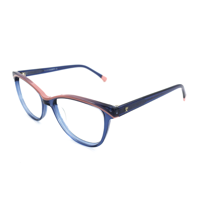 Proveedor óptico , Mundo Gafas , HM-5326 , Azul 53-17-140 , Gafas de Graduado ,