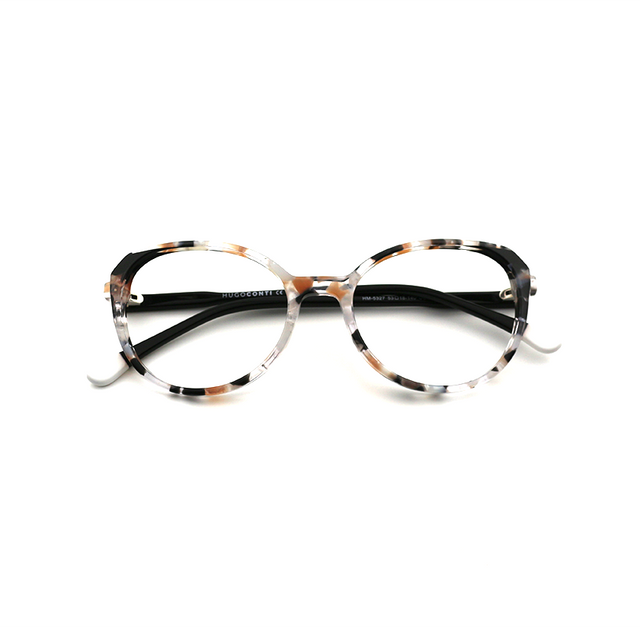 Proveedor óptico , Mundo Gafas , HM-5327 , Gris 53-18-140 , Gafas de Graduado ,