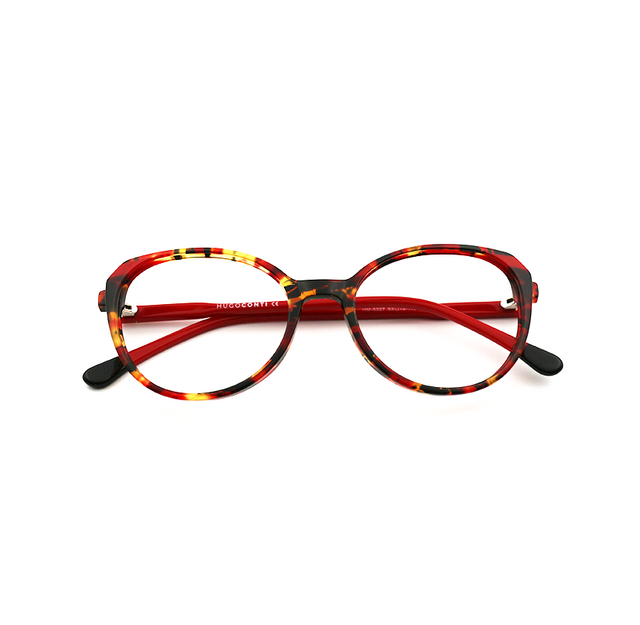 Proveedor óptico , Mundo Gafas , HM-5327 , Granate 53-18-140 , Gafas de Graduado ,