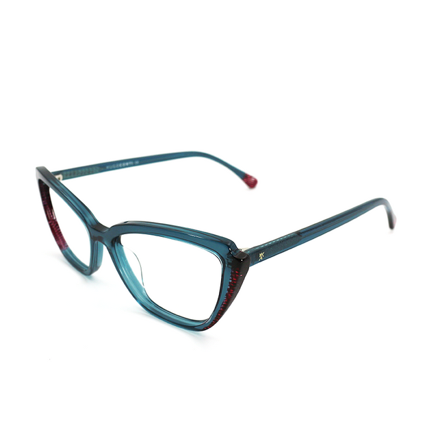 Proveedor óptico , Mundo Gafas , HM-5333 , Azul 52-15-140 , Graduado ,