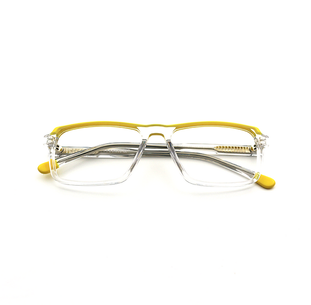 Proveedor óptico , Mundo Gafas , HM-5334 , Translucido 55-17-145 , Gafas de Graduado ,