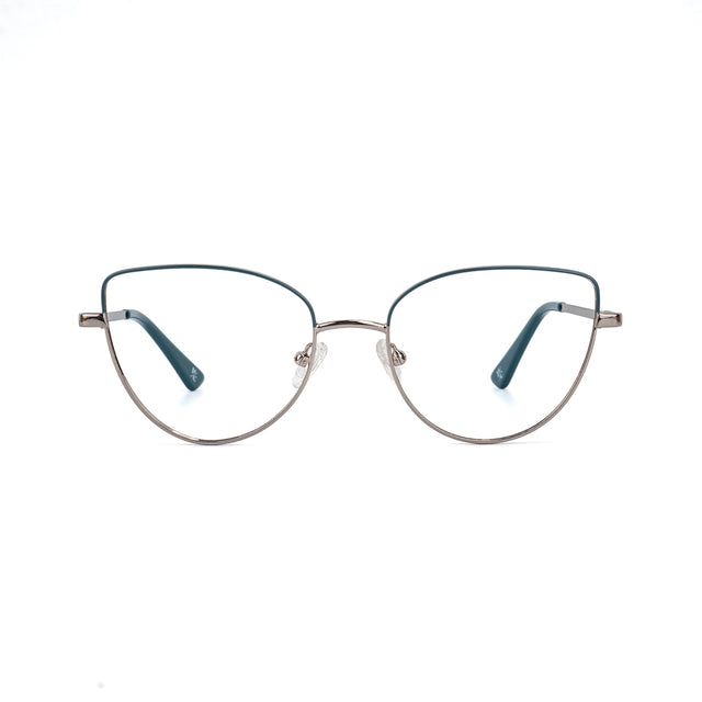Proveedor óptico , Mundo Gafas , HX-8218 , Verde 53-18-138 , Gafas de Graduado ,