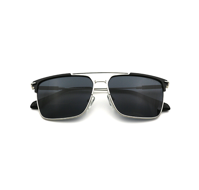 Proveedor óptico , Mundo Gafas , HS-6811 , Gris 57-13-145 , Gafas de sol ,