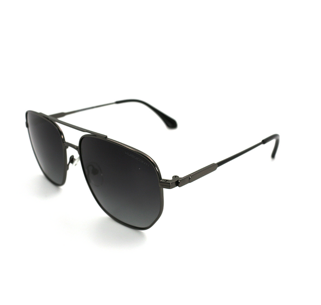 Proveedor óptico , Mundo Gafas , HS-6812 , Negro 57-13-145 , Gafas de sol ,