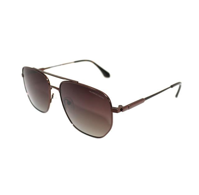 Proveedor óptico , Mundo Gafas , HS-6812 , Marrón 57-13-145 , Gafas de sol ,