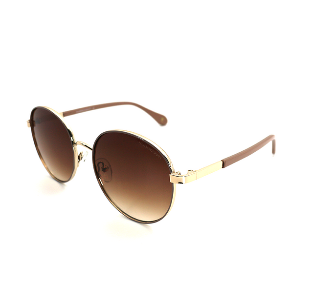 Proveedor óptico , Mundo Gafas , HS-6813 , Beige 52-18-140 , Gafas de sol ,