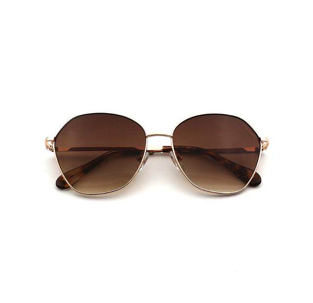 Proveedor óptico , Mundo Gafas , HS-6814 , Dorado 56-15-140 , Gafas de sol ,