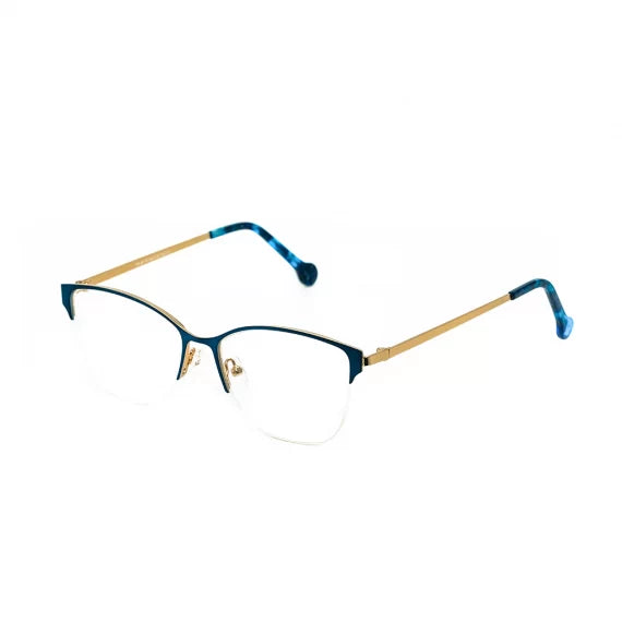 Proveedor óptico , Mundo Gafas , HX-8179 , Azul 54-16-135 , Gafas de Graduado ,