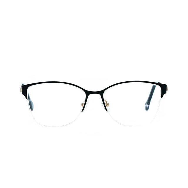Proveedor óptico , Mundo Gafas , HX-8179 , Negro 54-16-135 , Gafas de Graduado ,