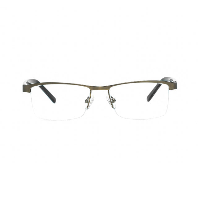 Proveedor óptico , Mundo Gafas , HX-8187 , Gris 55-17-140 , Gafas de Graduado ,