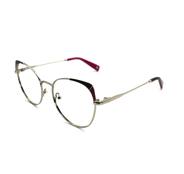 Proveedor óptico , Mundo Gafas , HX-8211 , Morado 53-18-140 , Gafas de Graduado ,