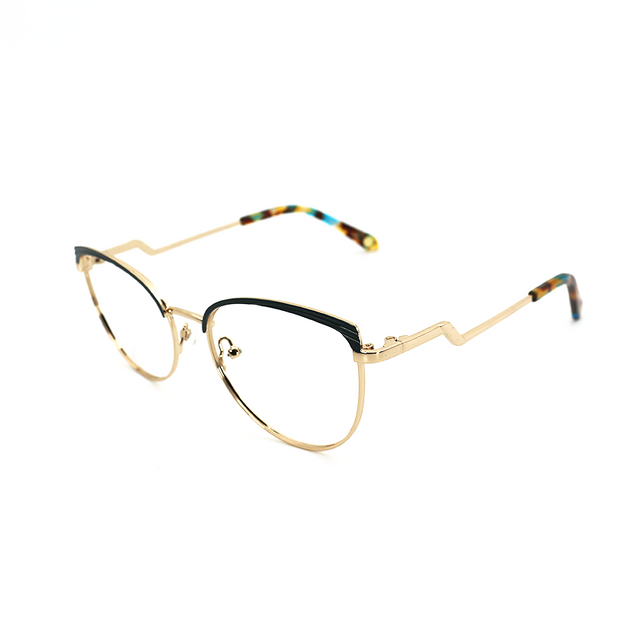 Proveedor óptico , Mundo Gafas , HX-8216 , Azul 52-18-140 , Graduado ,