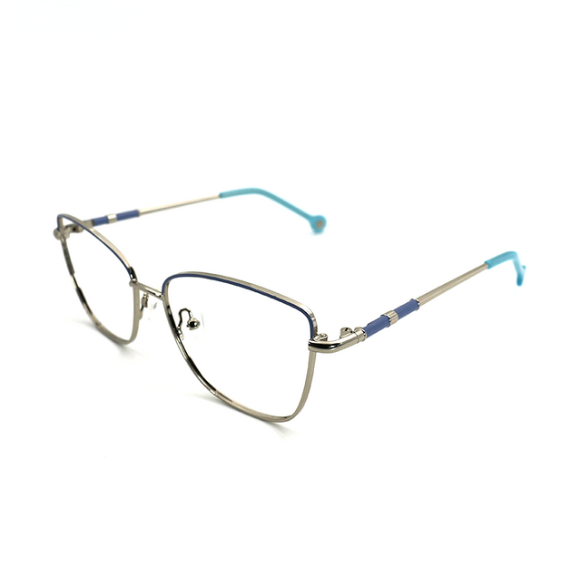 Proveedor óptico , Mundo Gafas , HX-8217 , Azul 54-16-140 , Gafas de Graduado ,
