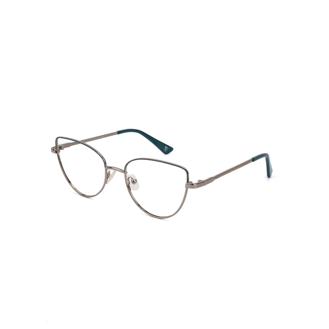 Proveedor óptico , Mundo Gafas , HX-8218 , Verde 53-18-138 , Gafas de Graduado ,