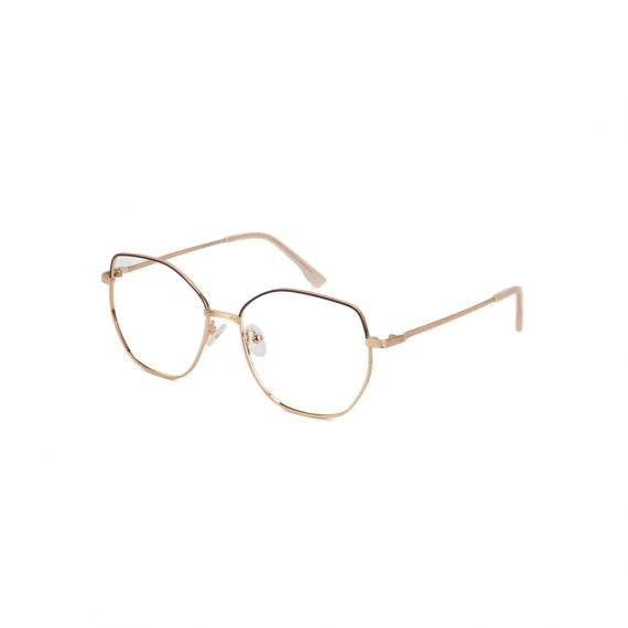 Proveedor óptico , Mundo Gafas , HX-8220 , Dorado 55-16-140 , Gafas de Graduado ,