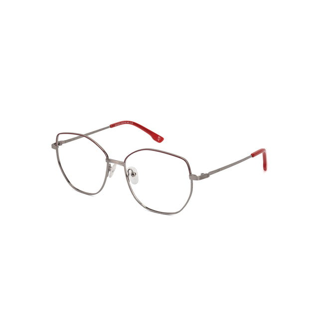 Proveedor óptico , Mundo Gafas , HX-8220 , Granate 55-16-140 , Gafas de Graduado ,