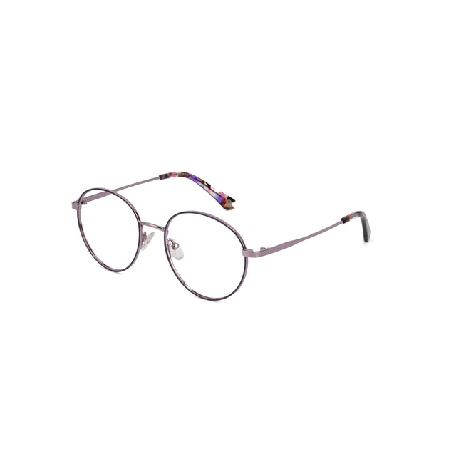 Proveedor óptico , Mundo Gafas , HX-8222 , Morado 51-18-142 , Gafas de Graduado ,
