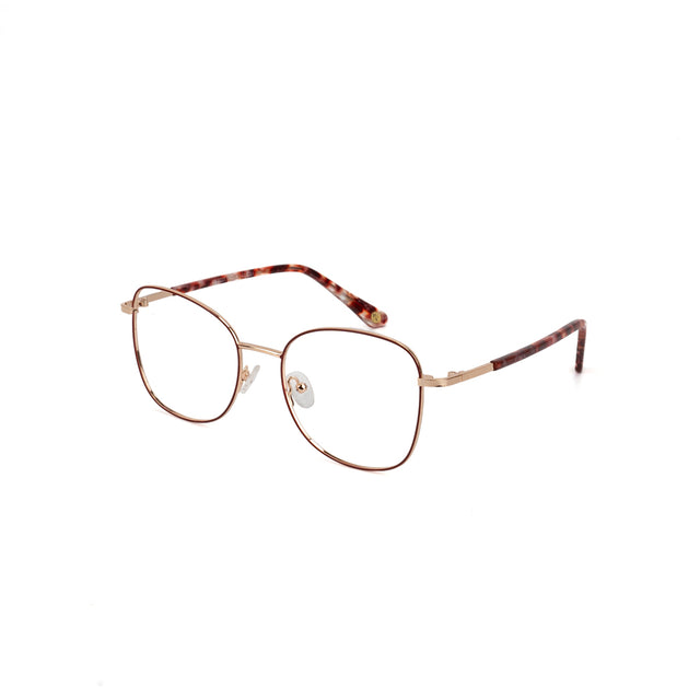 Proveedor óptico , Mundo Gafas , HX-8227 , Rojo 54-18-142 , Gafas de Graduado ,