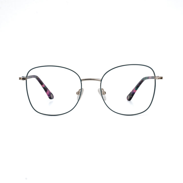 Proveedor óptico , Mundo Gafas , HX-8227 , Verde 54-18-142 , Gafas de Graduado ,