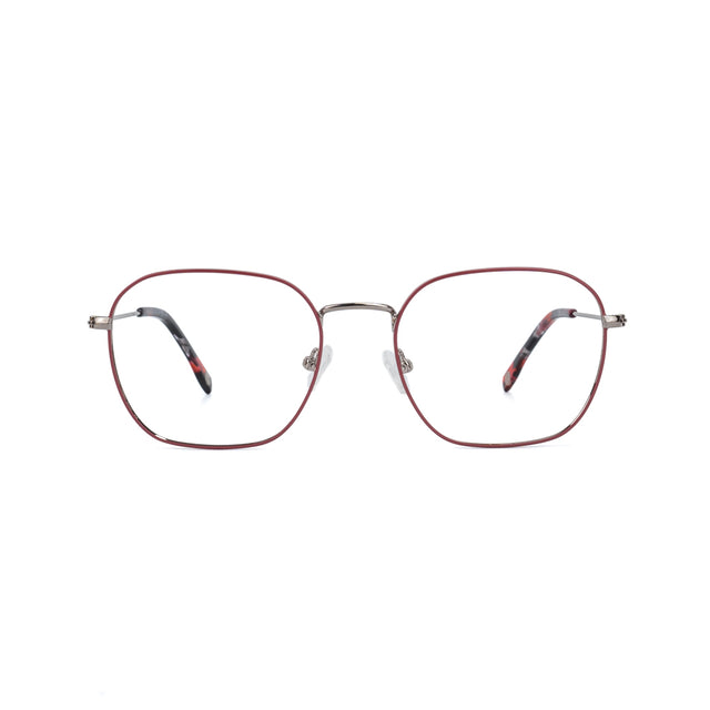 Proveedor óptico , Mundo Gafas , HX-8228 , Granate 53-18-140 , Gafas de Graduado ,
