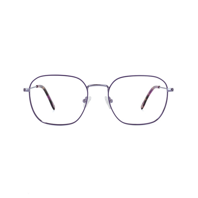 Proveedor óptico , Mundo Gafas , HX-8228 , Morado 53-18-140 , Gafas de Graduado ,