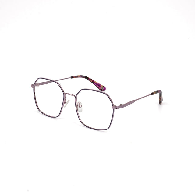 Proveedor óptico , Mundo Gafas , HX-8229 , Morado 55-18-140 , Gafas de Graduado ,