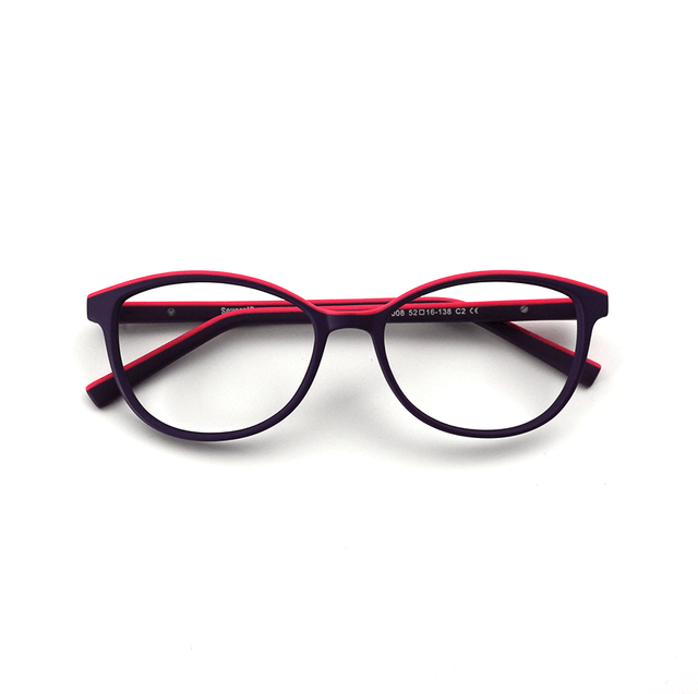 Proveedor óptico , Mundo Gafas , SE-0008 , Morado 52-16-138 , Gafas de Graduado ,