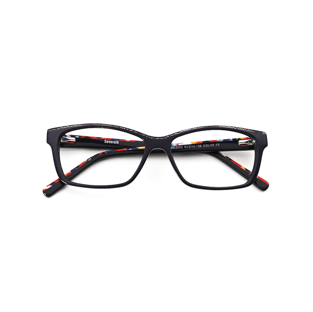 Proveedor óptico , Mundo Gafas , SE-2002 , Morado 53-14-138 , Gafas de Graduado ,