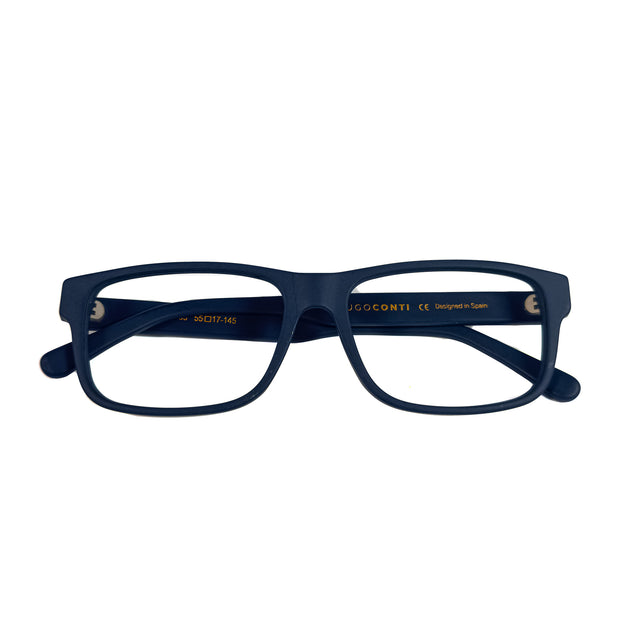 Proveedor óptico , Mundo Gafas , CEDRIC , Azul 55-17-145 , Graduado ,