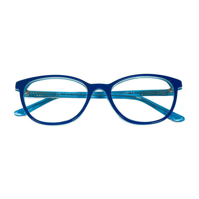Proveedor óptico , Mundo Gafas , CX-8584 , Azul 52-18-140 , Graduado ,