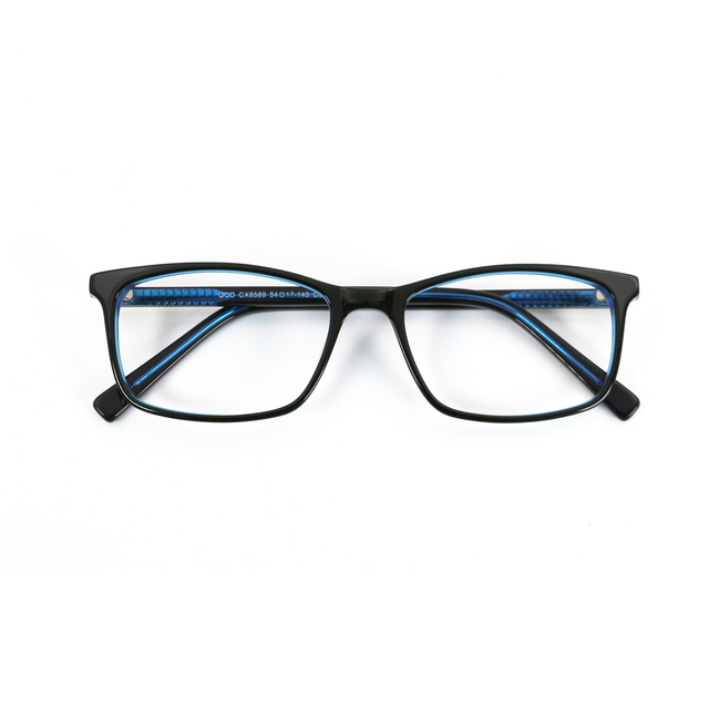 Proveedor óptico , Mundo Gafas , CX-8589 , Azul 54-17-145 , Graduado ,