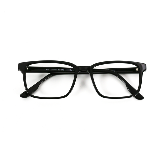 Proveedor óptico , Mundo Gafas , CX-8593 , Negro 53-18-145 , Graduado ,