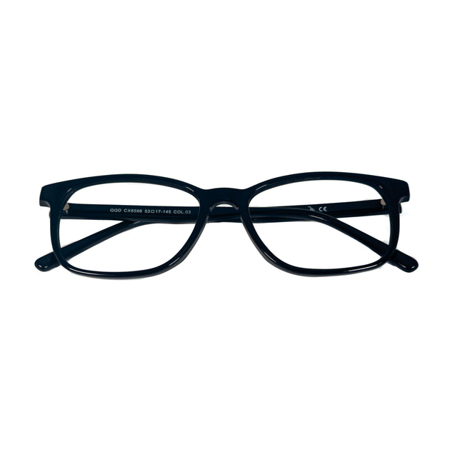 Proveedor óptico , Mundo Gafas , CX-8596 , Negro 53-17-145 , Graduado ,