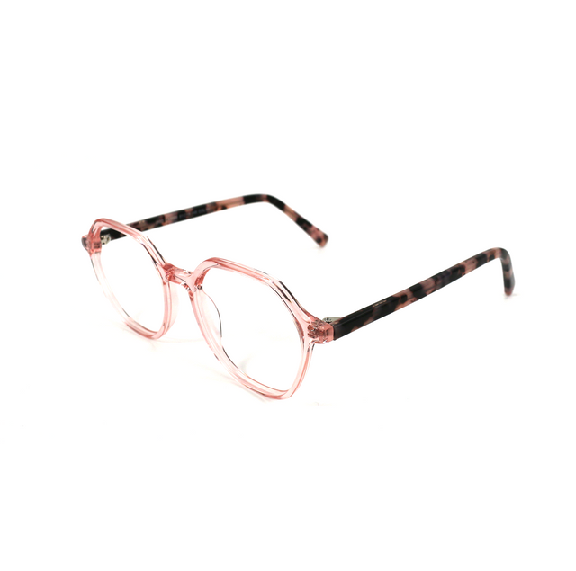 Proveedor óptico , Mundo Gafas , CX-8598 , Rosa 51-18-145 , Graduado ,