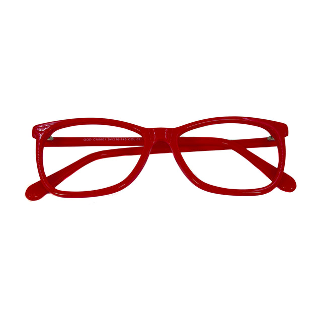 Proveedor óptico , Mundo Gafas , CX-8601 , Rojo 54-16-145 , Graduado ,