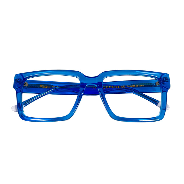 Proveedor óptico , Mundo Gafas , FREDDIE , Azul 55-19-145 , Graduado ,