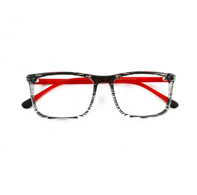 Proveedor óptico , Mundo Gafas , HM-5339 , Negro 54-16-140 , Graduado ,