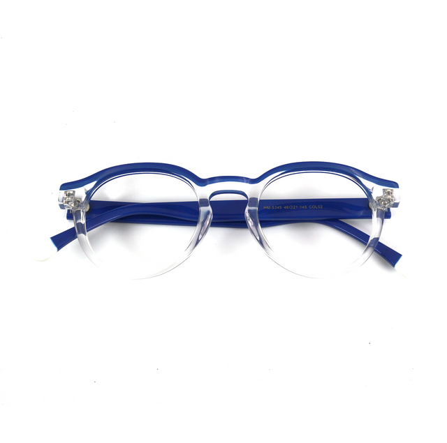 Proveedor óptico , Mundo Gafas , HM-5345 , Azul 46-21-145 , Graduado ,