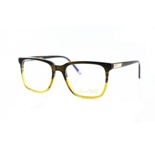 Proveedor óptico , Mundo Gafas , AW-016 , Amarillo 49-19-140 , Gafas de Graduado ,
