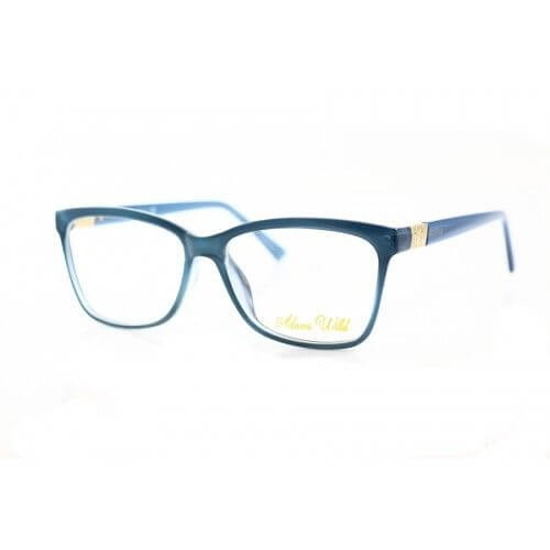 Proveedor óptico , Mundo Gafas , AW-303 , Azul 53-16-140 , Gafas de Graduado ,