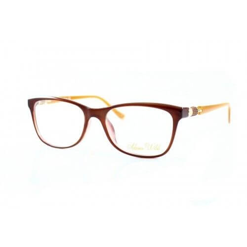 Proveedor óptico , Mundo Gafas , AW-305 , Marrón 52-18-140 , Gafas de Graduado ,