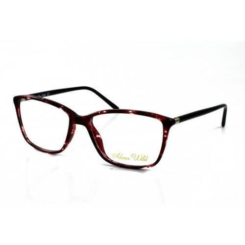 Proveedor óptico , Mundo Gafas , AW-308 , Granate 52-16-135 , Gafas de Graduado ,