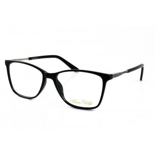 Proveedor óptico , Mundo Gafas , AW-309 , Negro 52-17-140 , Gafas de Graduado ,