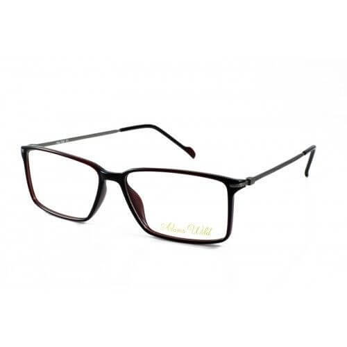 Proveedor óptico , Mundo Gafas , AW-311 , Granate 52-17-140 , Gafas de Graduado ,